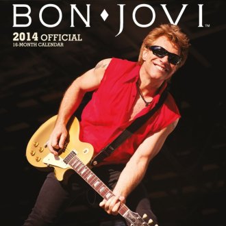 Bon Jovi Official Календарь 2014 ИНОСТРАННЫЕ ПЕРЕКИДНЫЕ КАЛЕНДАРИ 2014