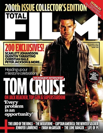 TOTAL FILM Magazine December 2012 ИНОСТРАННЫЕ ЖУРНАЛЫ О КИНО , Tom Cruise cover
