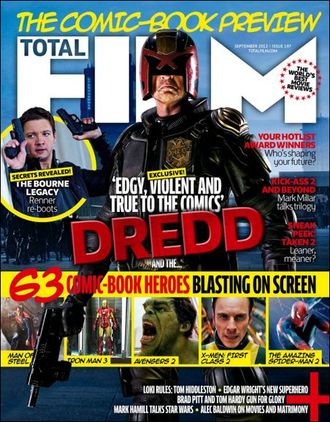 TOTAL FILM Magazine September 2012 ИНОСТРАННЫЕ ЖУРНАЛЫ О КИНО Dredd Cover