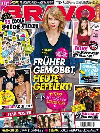 BRAVO Magazine № 47 2014 Taylor Swift, Paola Maria, Miley, Rihanna Cover ИНОСТРАННЫЕ ЖУРНАЛЫ О МУЗЫК
