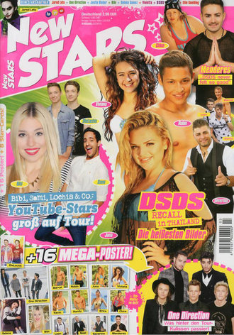 NEW STARS Magazine № 3 2015 DSDS Cover ИНОСТРАННЫЕ ЖУРНАЛЫ О ПОП МУЗЫКЕ